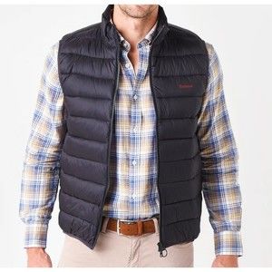 BARBOUR Men's Bretby Gilet Vest in Black Sz S Small New with Tags NWT